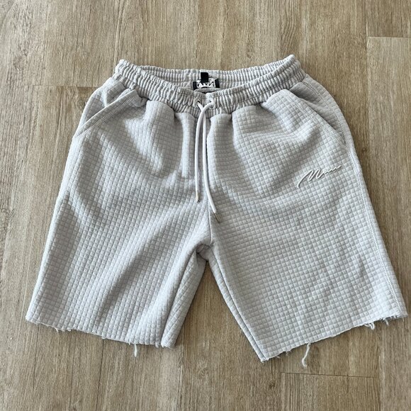 Mens Boohoo Grey Cutoff Shorts - XS - Picture 1 of 7